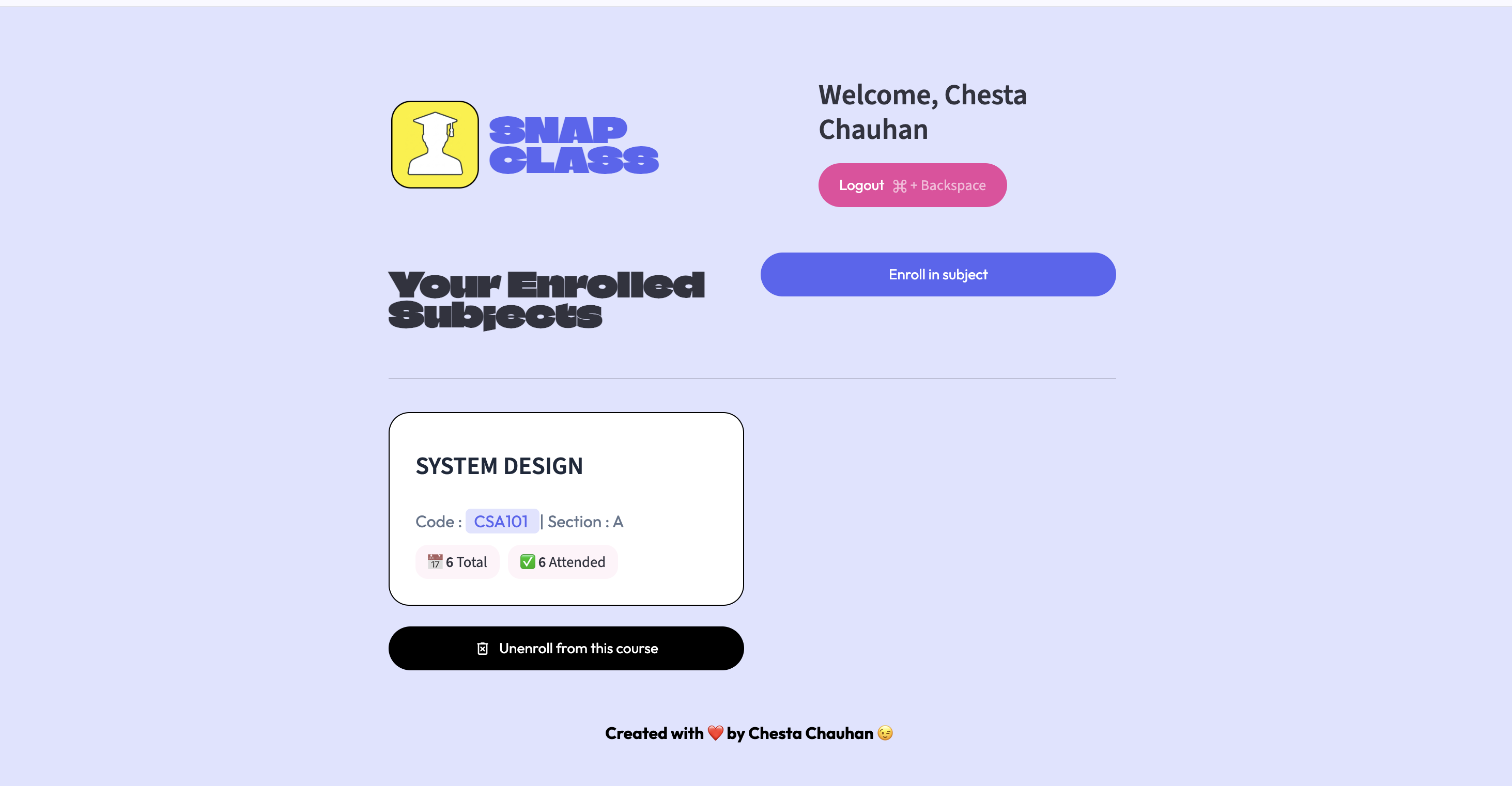 Student Dashboard